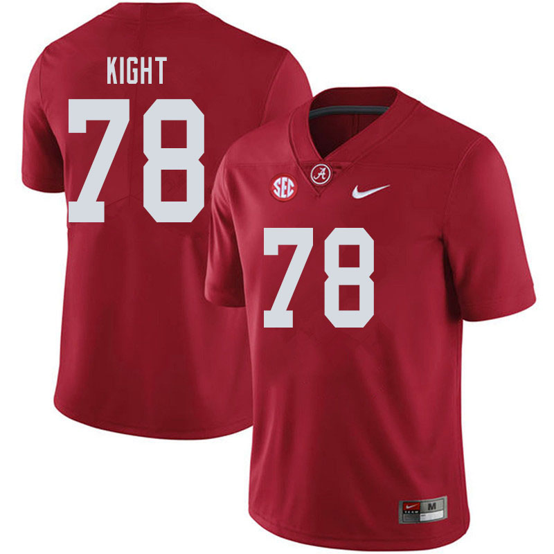 Men #78 Amari Kight Alabama Crimson Tide College Football Jerseys Sale-Crimson